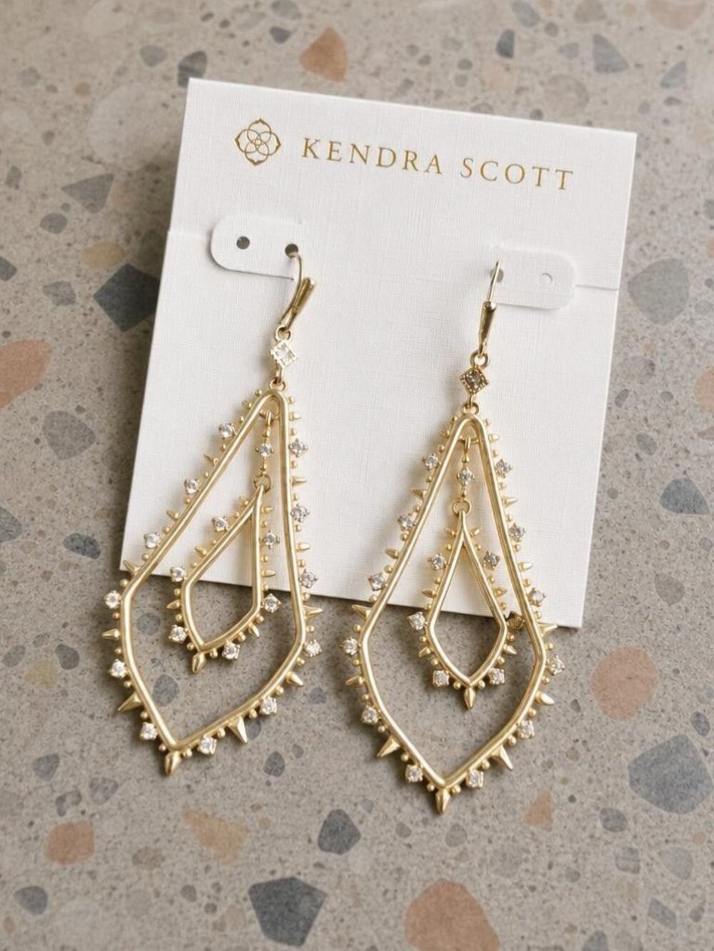 Kendra Scott Alice Gold Drop Earrings